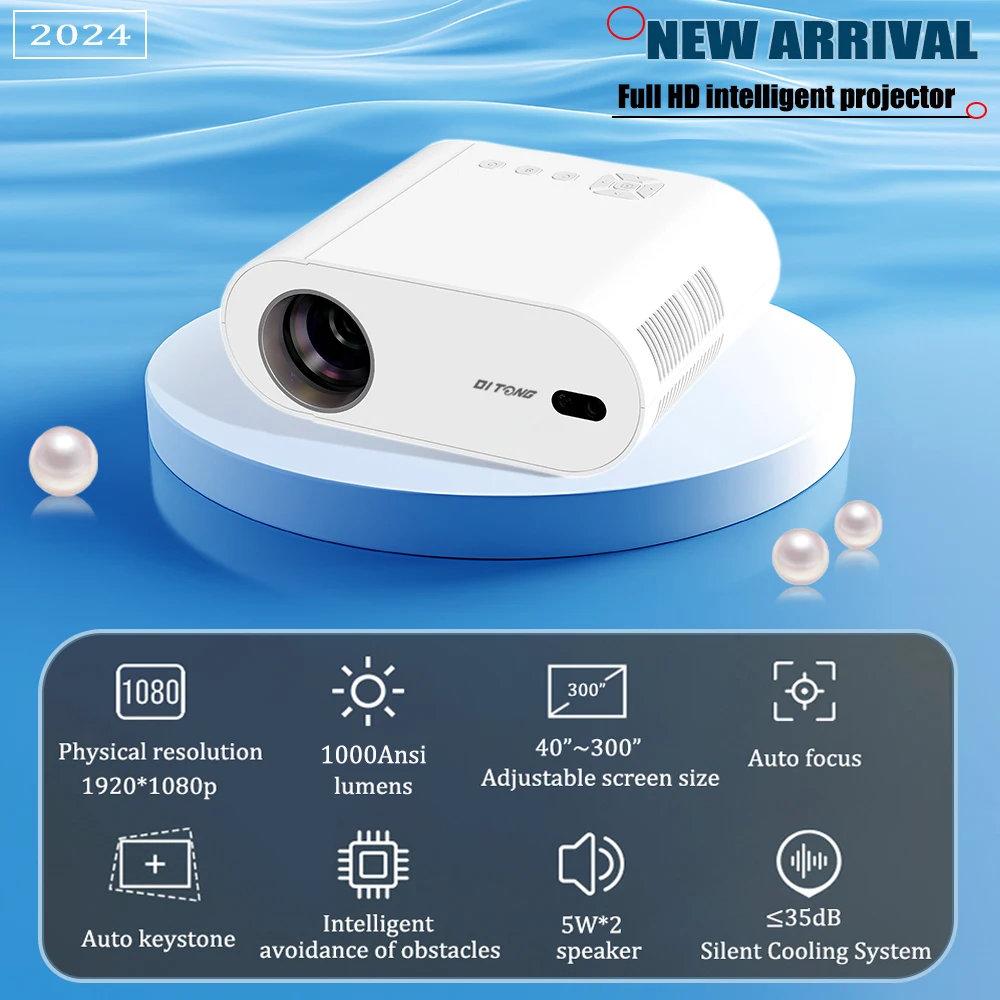 Portable Projector Global Version Ditong L007 4K Auto Focus