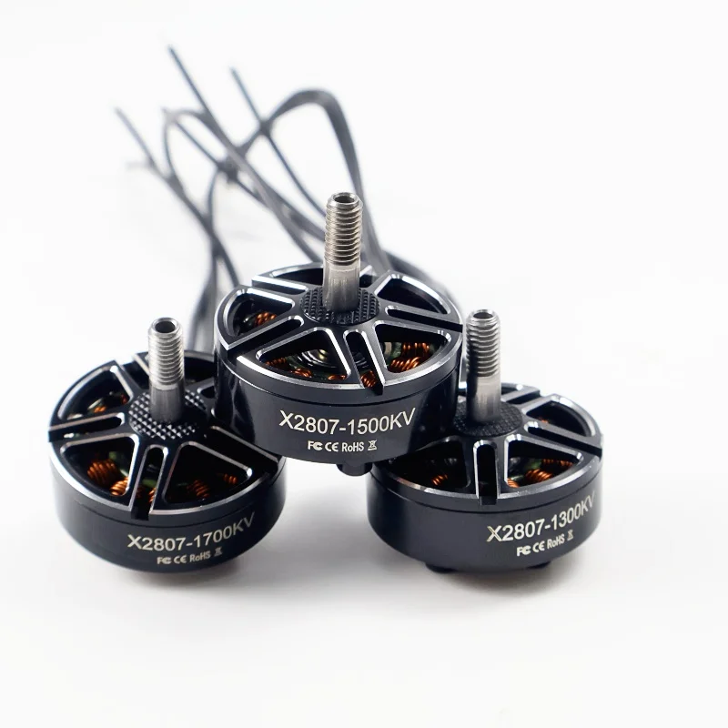 Blødt motor 2807 1300-1700KV til FPV-race-dron