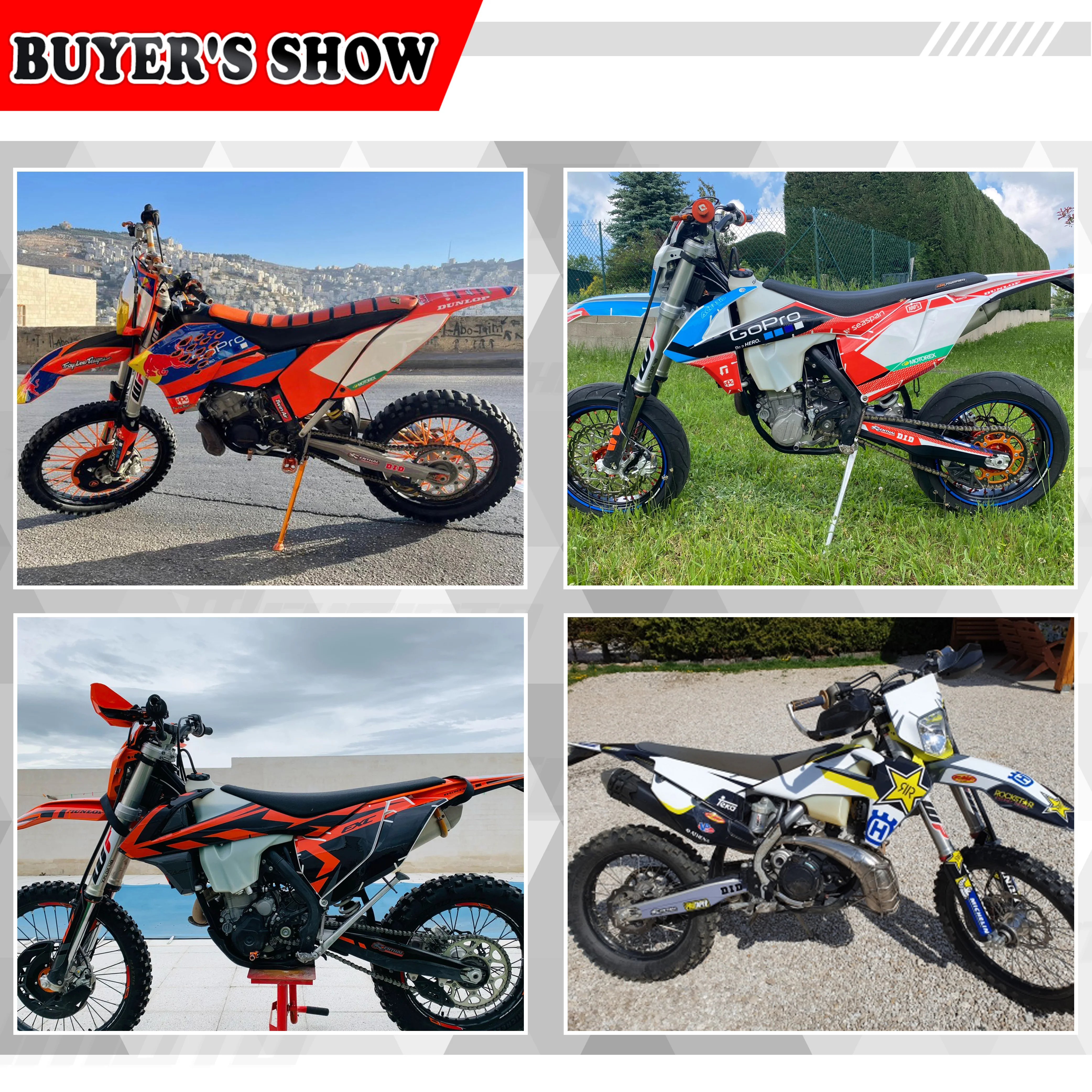 MCHMFG KTM EXC EXCF XCW 2017 2018 2019 ׷ Į ƼĿ,  001