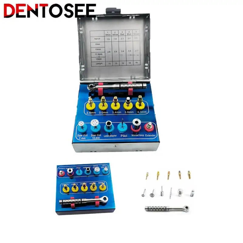 

Dental Implant Bone Splitting Tool Set Bone Compression Kit Implant Surgical Sinus Lift Expander Screw