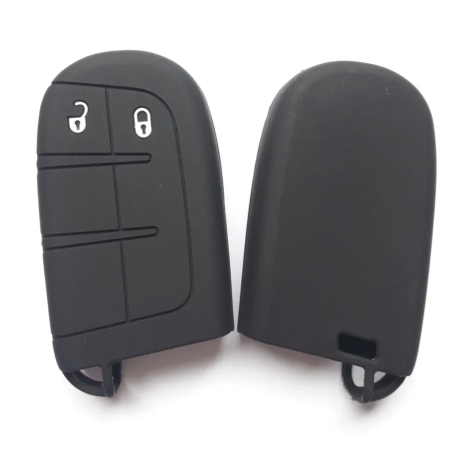 Key Case Key Case Cover Remote Control Case Cover Car Key Silicone Case Fob Remote Holder For Jeep Chrysler Dodge Fiat 500L 50X Toro RAM Cover Smart KEY Protect