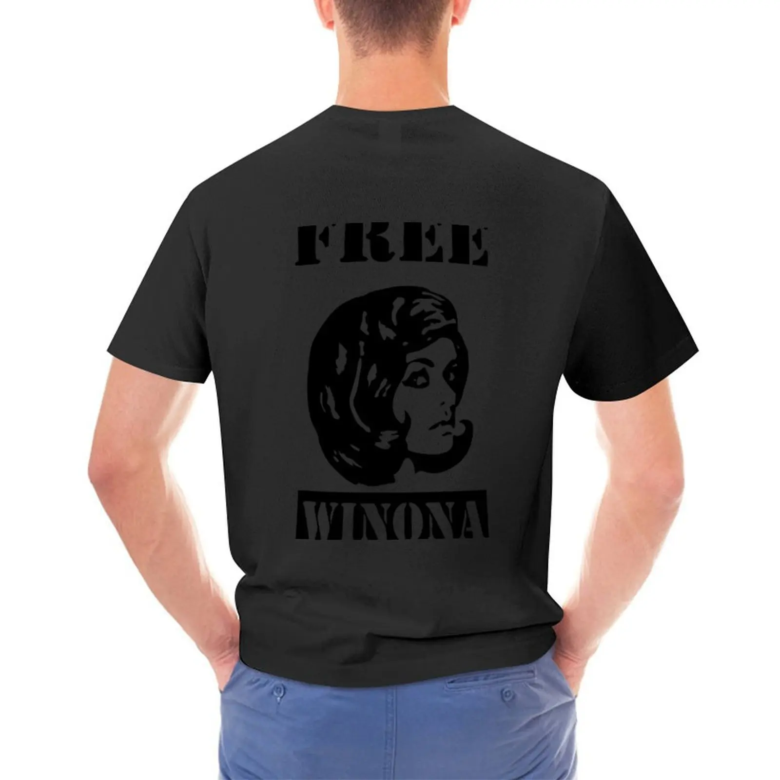 

free winona T-Shirt hippie clothes cute tops fruit of the loom mens t shirts