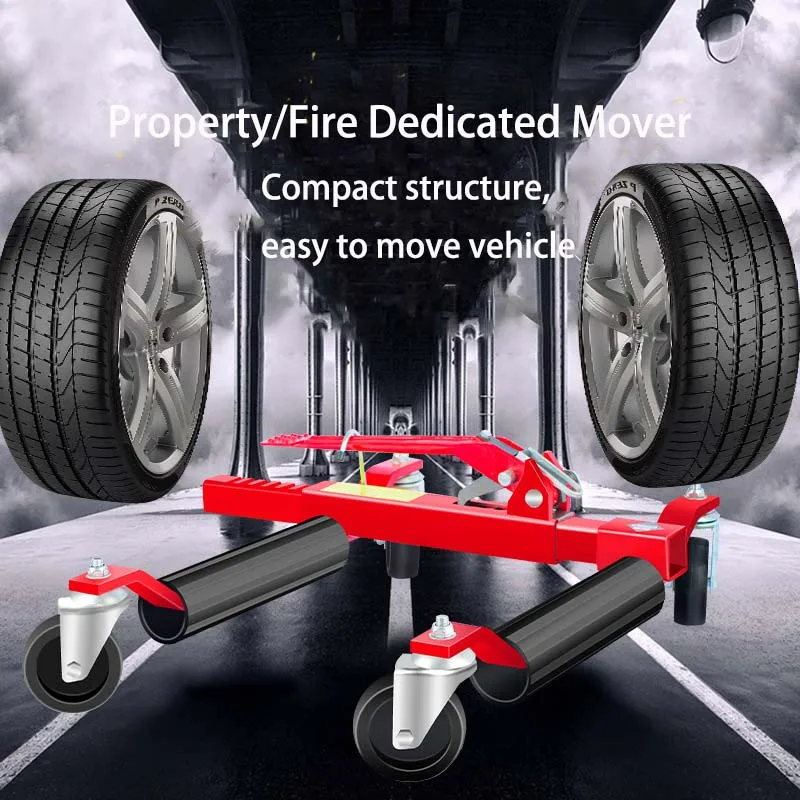 Wheel Dolly Hydraulic Car Dolly Tire Skate 1500LBS/680KG Jacks With Rotating Wheel for Vehicle SUV Car Auto Repair Moving