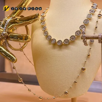 2025 Original Fine Jewelry Set Diversified Wearing Necklaces Simple Zircon Crystal Earring Bracelet for Women Romantic Gifts 1
