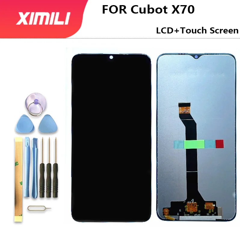 Substituição do Display Lcd para Cubot X70 Tela Sensível ao Toque Peças de Montagem Digitador 100 Testado Original 658