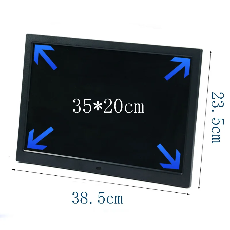 15.6-inch 2K Digital photo frame 1920 * 1080 Video, Image, Music, Calendar, USB/SD White Black Digital photo frame, Christmas view 6