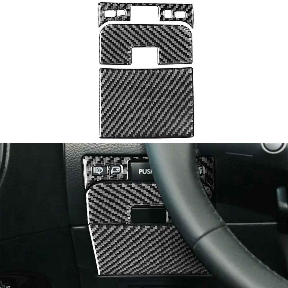 

for Lexus GS 2006-2011 Rear Trunk Switch Panel Decoration Cover Trim Sticker Decal Car Interior Accessories Carbon Fiber