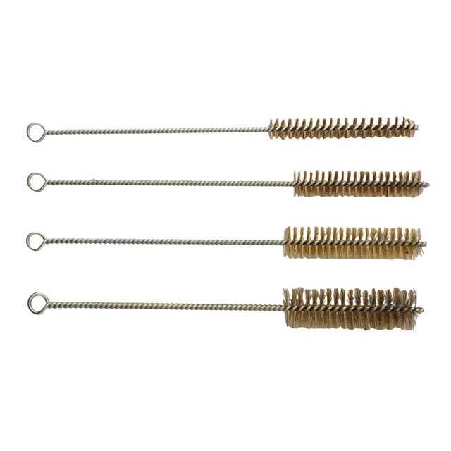 6 Pezzi Di Spazzola Per La Pulizia Dei Tubi In Ottone, Set Di Spazzole Metalliche Strumento Di Pulizia E Lucidatura Set Di Spazzole Metalliche In Ottone Per Tubi - Foto 4