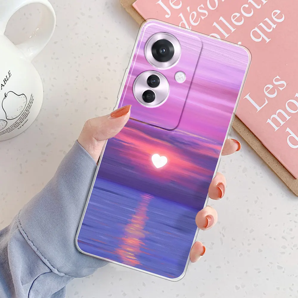 Shockproof Clear Soft Silicone Phone Case for OPPO Reno11 F 5G and Oppo F25 Pro 5G