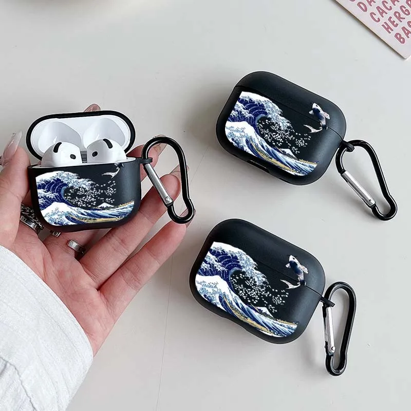 Wireless Headset Protective Case for Airpods with Keychain