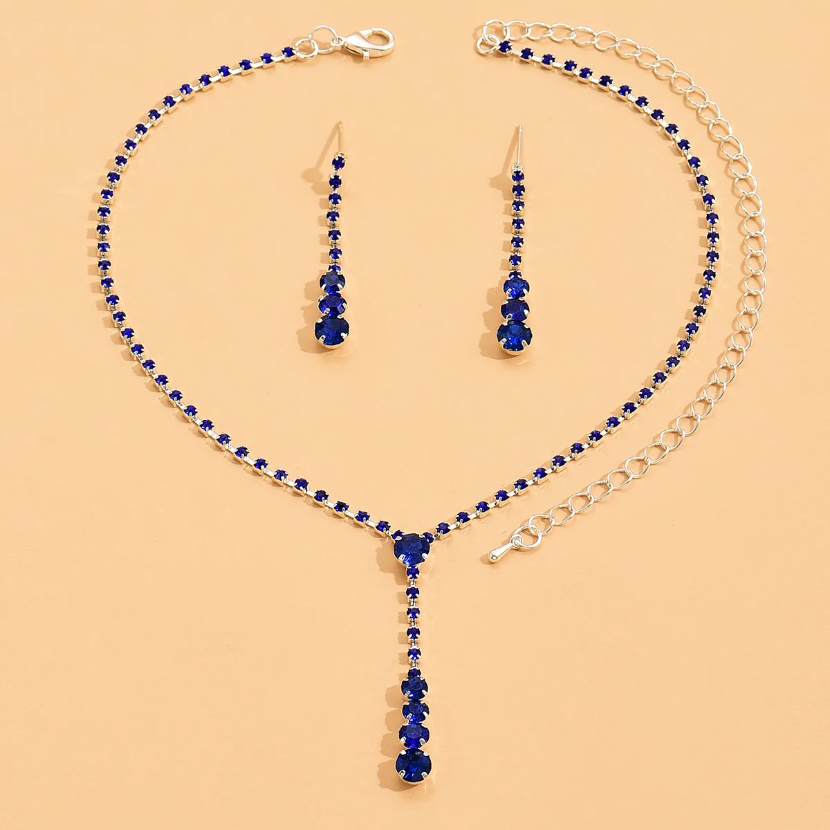3PC Women's Trendy Copper Claw Chain Series Minimalist Necklace Earrings Jewelry Set Wedding Banquet Party Holiday Gift jewelry sets jewelry set