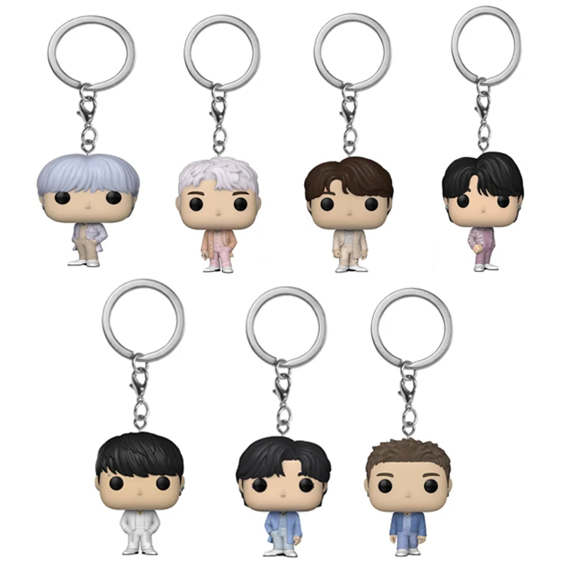 NEW Korea V JUNG KOOK JIMIN J-HOPE JIN SUGA RM Pocket Keychain