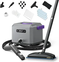 Steam Cleaner by  Fast 50-Sec Heat-Up Refill Anytime-No Cooling Multi Portable Handheld Steamer Mop for Home Use Car Detailing U 1