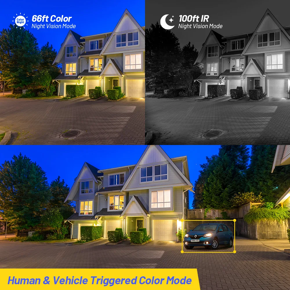 Caméra de surveillance extérieure IP PoE 8MP/4K (C800), dispositif de sécurité sans fil, avec microphone, IK10 – Image 5