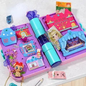 Fun Surprise Magic Book Lockets Secret Diary Game Toys For Kids Unlocking  And Collecting Toys For Girls Gift 시크릿다이어리 만들기놀이 - AliExpress