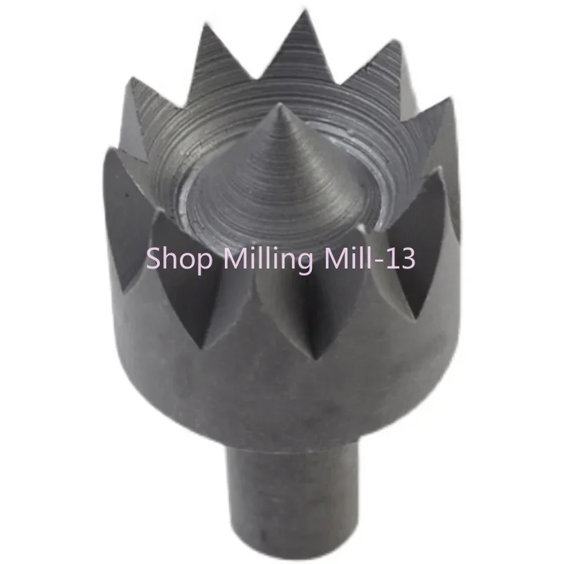Woodworking Lathe Accessories Plum Blossom Thimble Top Bead Chuck Tail Rotary Tool Rest Miniature Small Straight Handle Tail 1pc