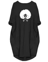 Plus Size Women Short Sleeve O-Neck Loose Casual Dresses - Image 6