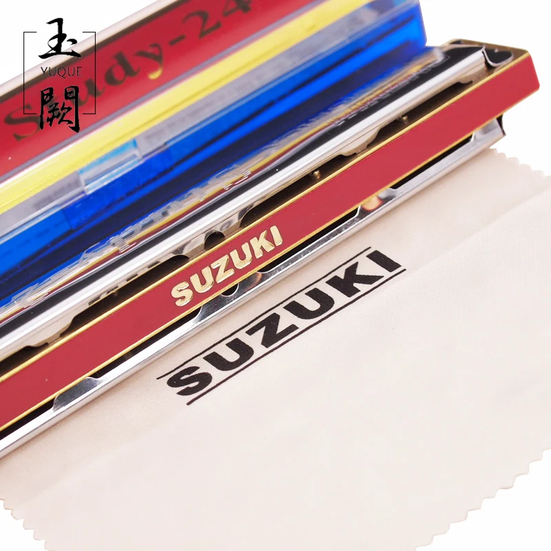 Suzuki Study-24 24 Holes Tremolo Harmonica