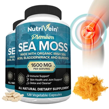 5950-9537cd.jpg Vegetarian Organic Sea Moss Supports Immune System, Joint Health Intestinal Cleansing Detoxification & Cleansing Skin Supplement