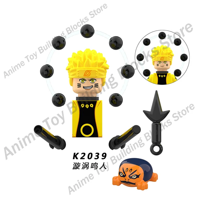 WM6109 Naruto building blocks Bricks assembly Kakashi Sasuke Uchiha Madara Anime Mini Action Figures Heads Toys kids Gifts K2039