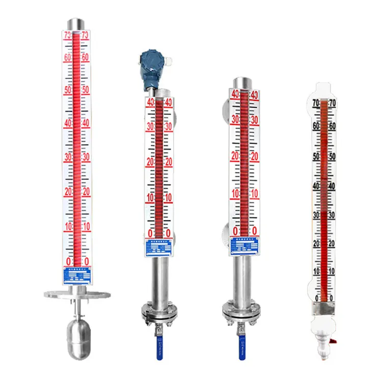 

High Quality Magnetic Flap type liquid Level Gauge Oil Fuel Level Gauge Glass Level Indicator price