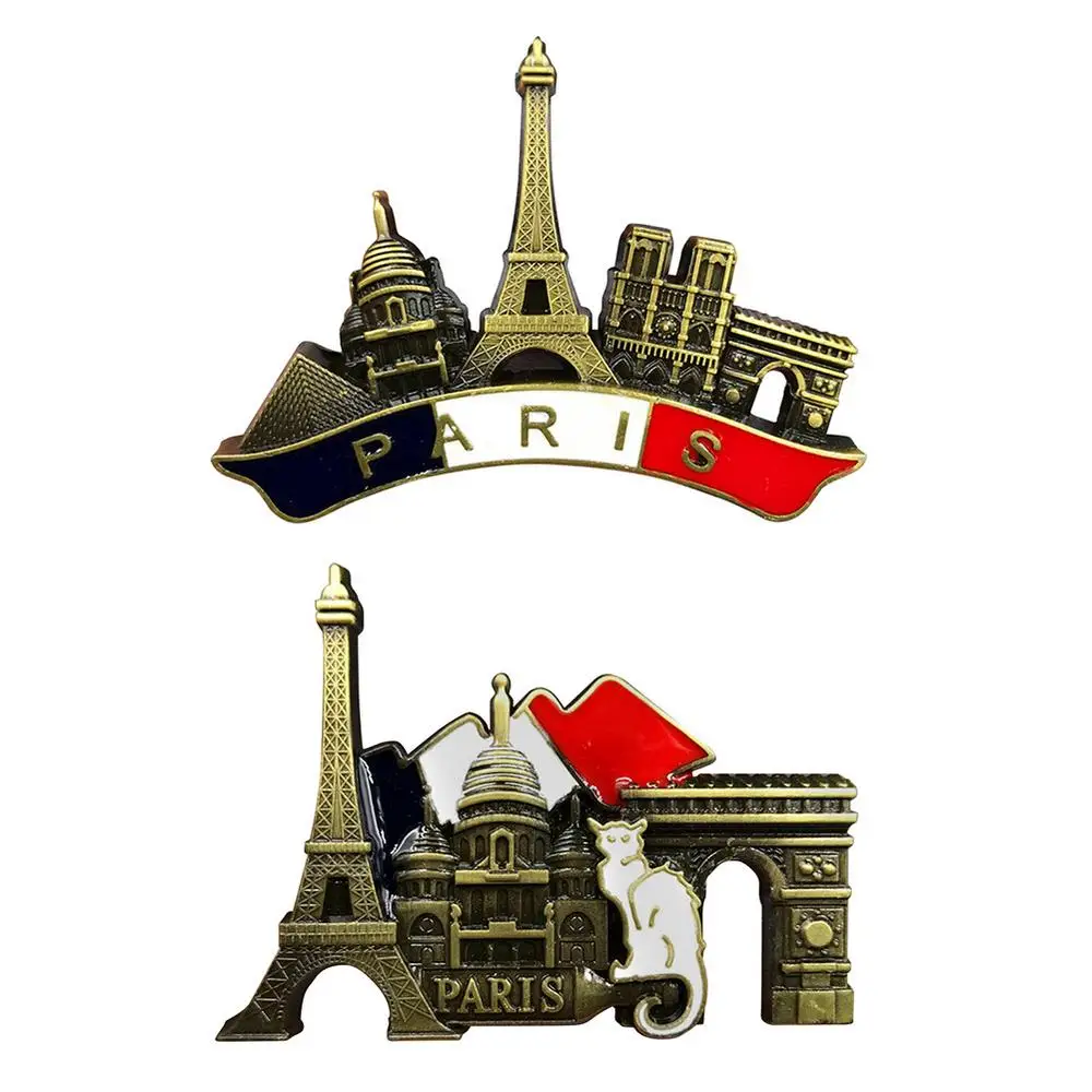 Description Picture 2 of itemParis France Ei-ffel Tower Triumphal Arch European Refrigerator Magnetic Fridge Magnets World Tourist Souvenir Collection Gifts