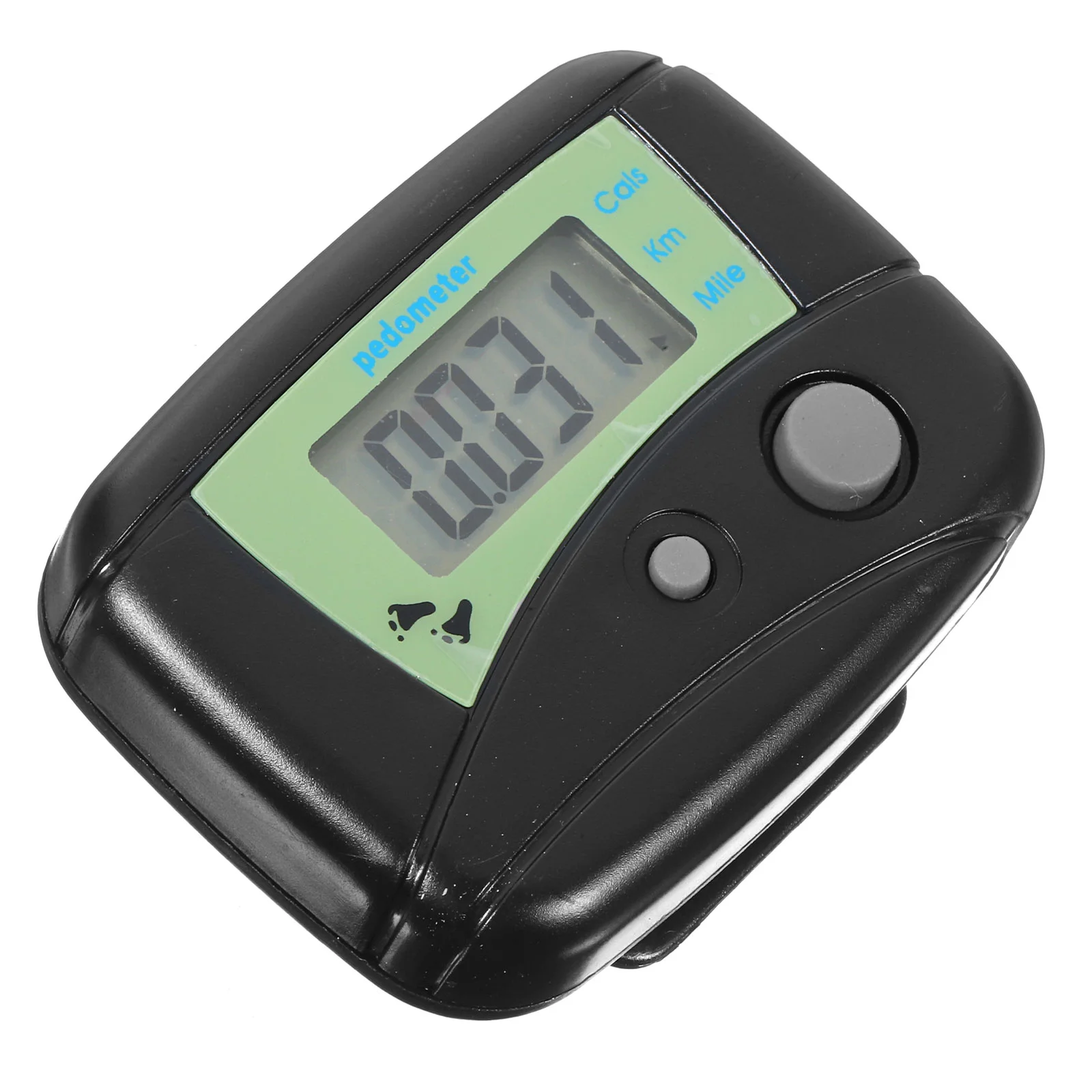 

Portable Multi-functional LCD Display Pedometer Step Counter Steps Walking Distance Calorie Counter (Black)