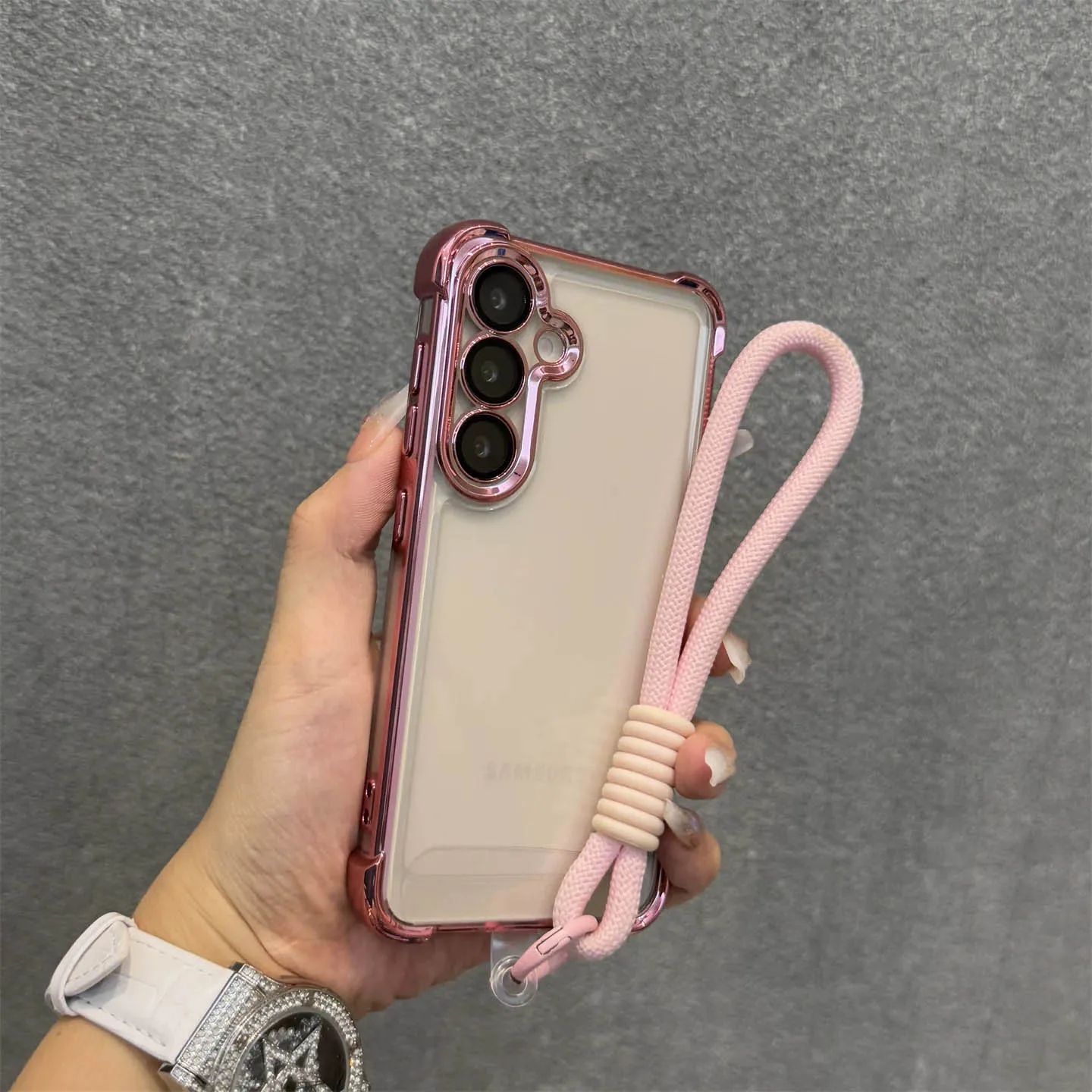 3D Electroplating Hand Strap Back Cover