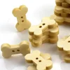 100PCS DIY Cute Bone Wooden Shaped Buttons 2 Holes DIY Sewing for Scrapbooking Crafts Accessories Wood Button - Image 2