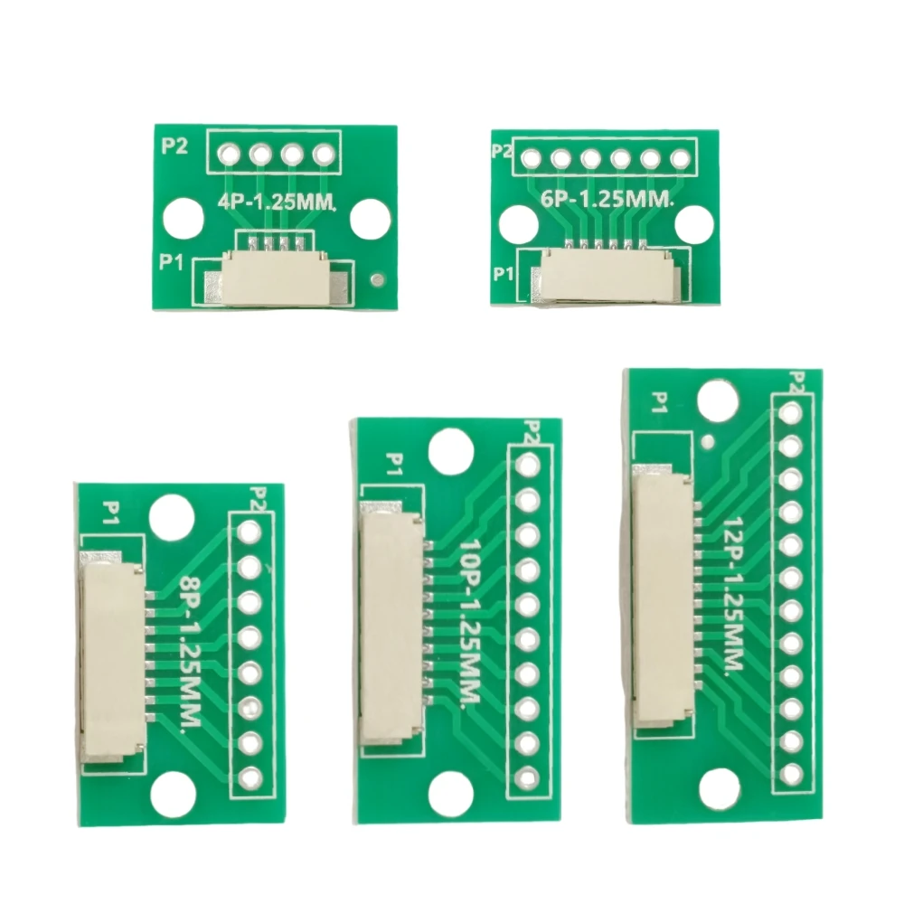 GH1.25 transfer plate 1.25 to 2.54MM single row welded GH1.25 buckle seat 4/6/8/10/12P