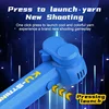 New Rope Launcher Glow-in-the-dark Rope Decompression Artifact Teasing Cat Parent-child Interaction Flying Rope Children's Toys 4