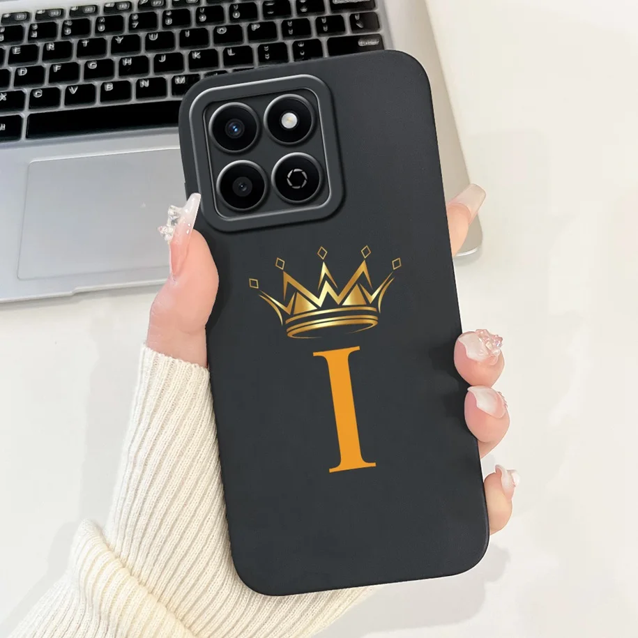 Luxury Shockproof Bumper Soft Case with Crown Letters