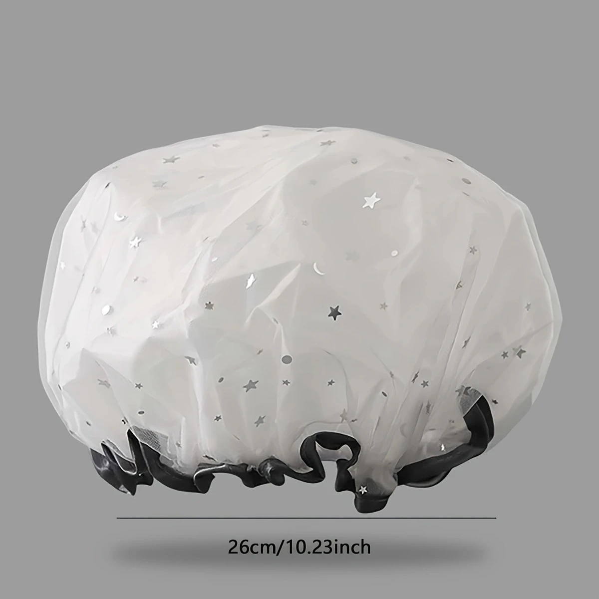 Reusable Waterproof Elastic Bath Cap For Women Bathroom Home Use