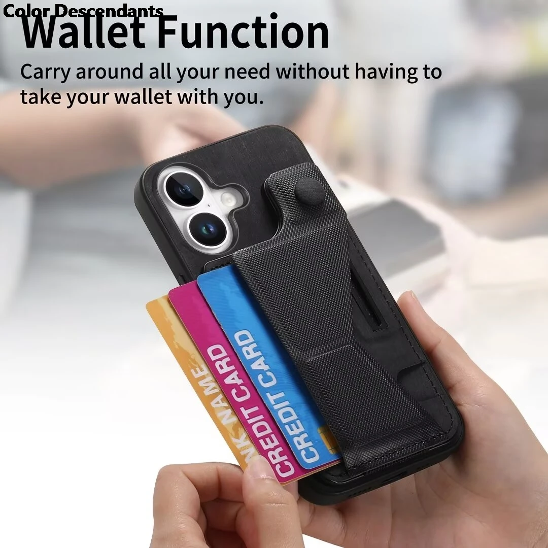 Luxury Leather Card Holder Back Cover Case