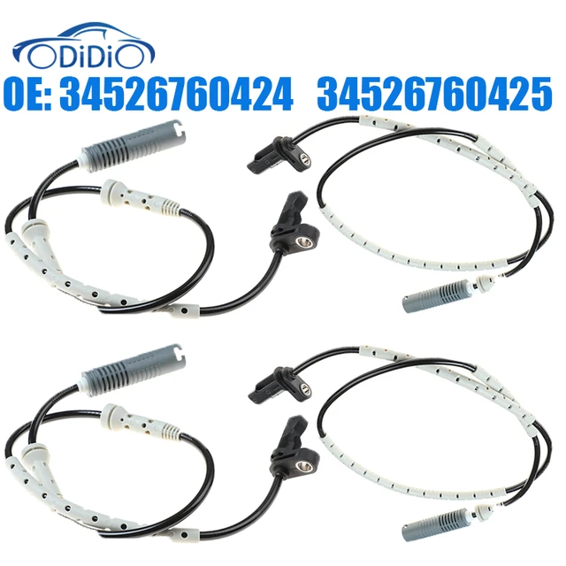 ABS Sensor Raddrehzahlsensor Hinten mit Ring Set Für BMW E87 E90 E91 E81  E82 E93