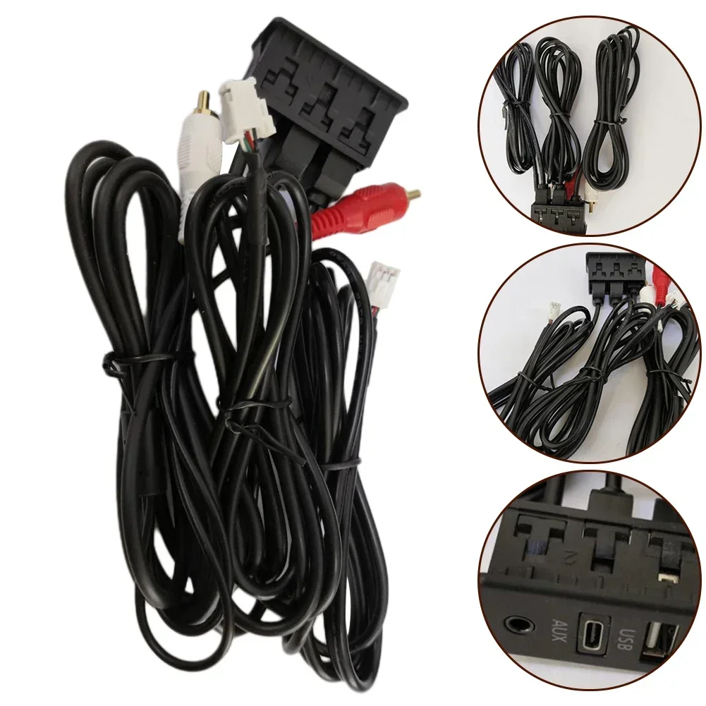 AUX Socket Flush Mount Panel Interface Extension High Quality Cable Adapter Car Dash Mount Made Of High Quality