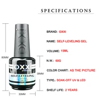 OXXI Self-leveling Gel Polish 15ml Semipermanent Reinforcement Gellac Nails Art Desgin Strong uv led Multifunction Gel Varnishes 2