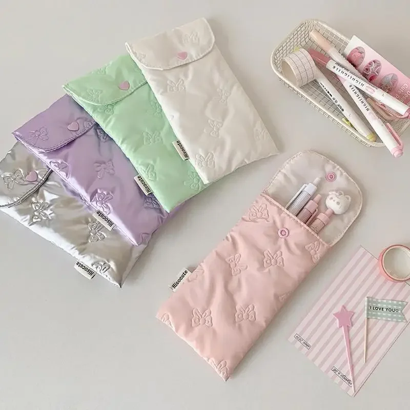 활 스냅 필통, 문구류 보관 가방 활 장식 필통, 화장품 가방 및 필통