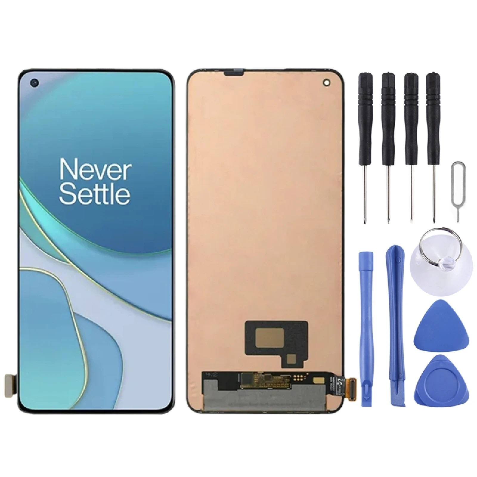 

AMOLED Original LCD Screen for OnePlus 8T 5G KB2001 KB2000 KB2003 with Digitizer Full Assembly with Frame