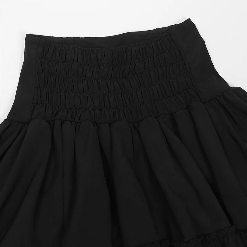 Gothic Black Skirt Image 2