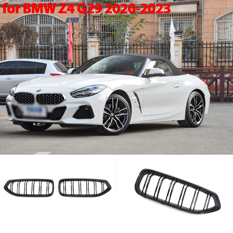 

Front Kidney Grille for BMW Z4 2019 - 2024 G29 Roadster M40i sDrive 25i Car Replacement Racing Grille Gloss Black