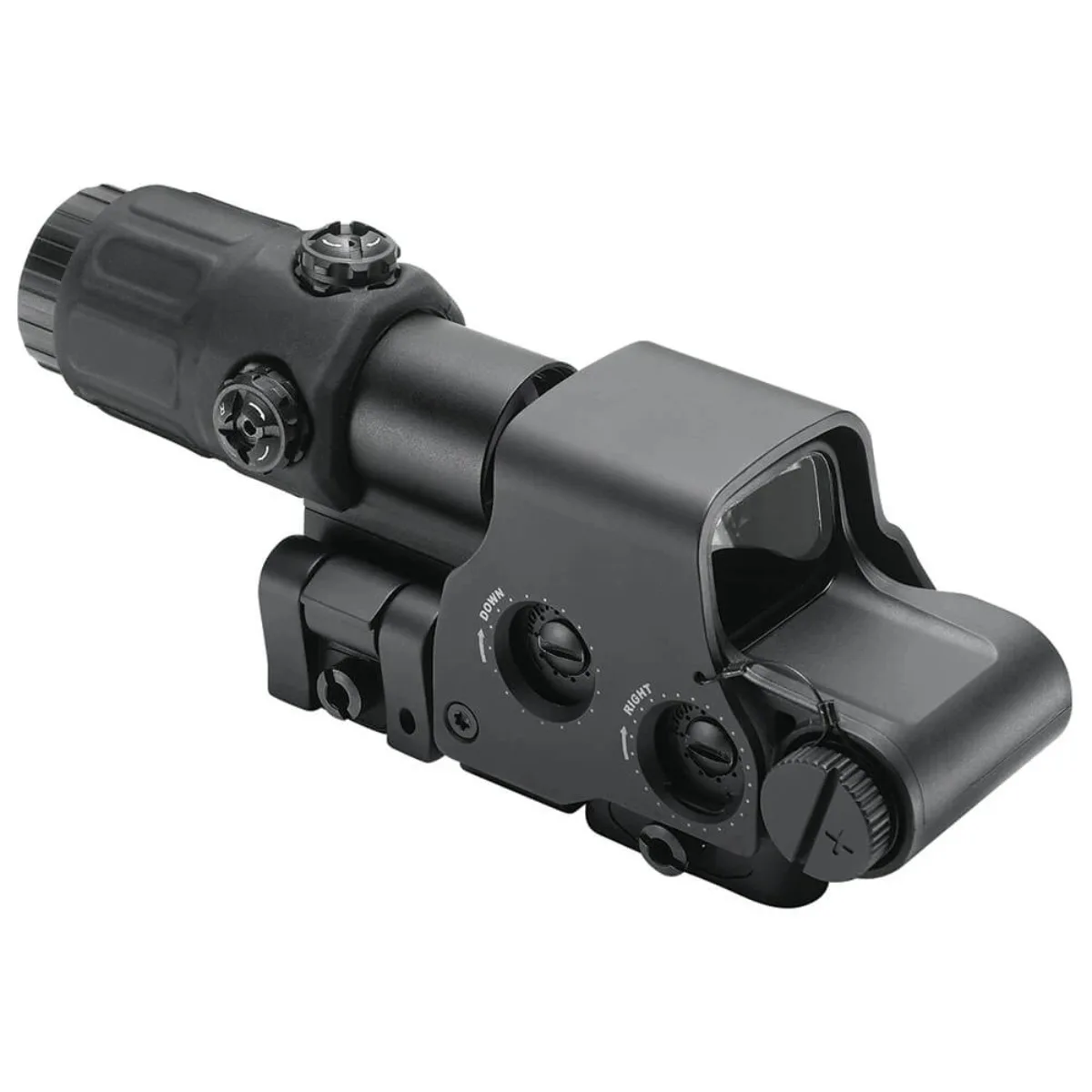 Tactical Red Dot Holographic Sight with Magnifier for Hunting Riflescopes and Airsoft Guns