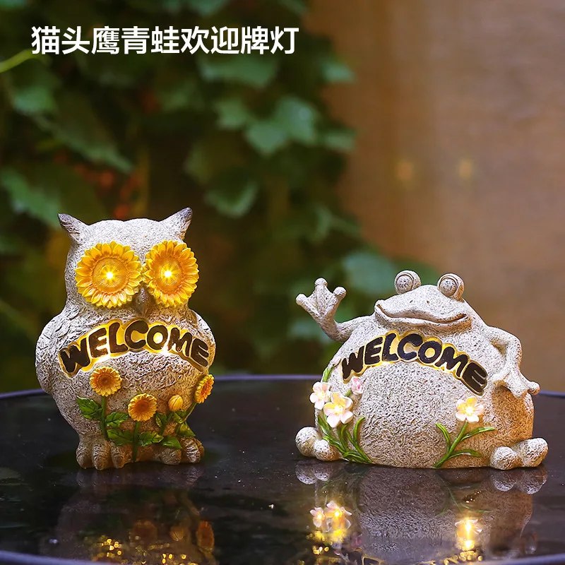 

Solar Outdoor Yard Lamp Waterproof Garden Decorations Arrangement Lawn Lamp Outdoor Small Night Lamp Creative Animal Ornaments