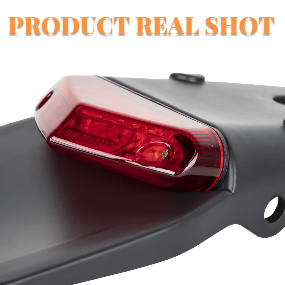 Universal Motorcycle 12V Tail Light - Low Profile Dirt Bike & Custom Build Tail Light Assembly