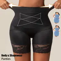 1 pièce Culotte gainante sans couture taille haute, effet amincissant et de contrôle du ventre, gaine sculptante 6