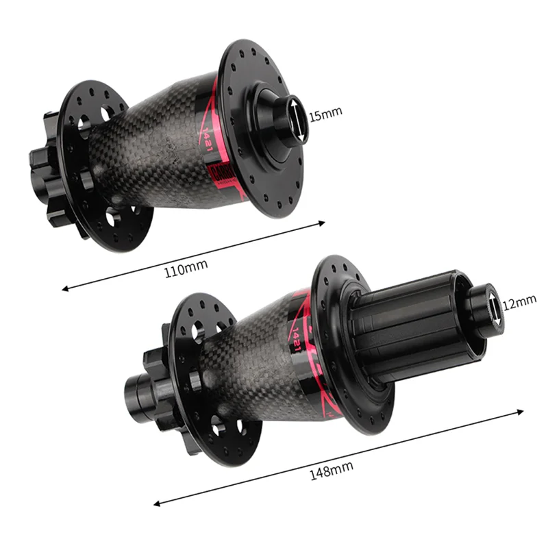 Accessoire vélo,Novatec   moyeu de freins à disque pour vtt, 32 trous, rouge, noir, 8 9 10 11