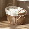 Deluxe Two-Sided Handle Wicker Basket, Willow Weaving Toy Basket, Versatile and Practical Clothes Storage Solution 3
