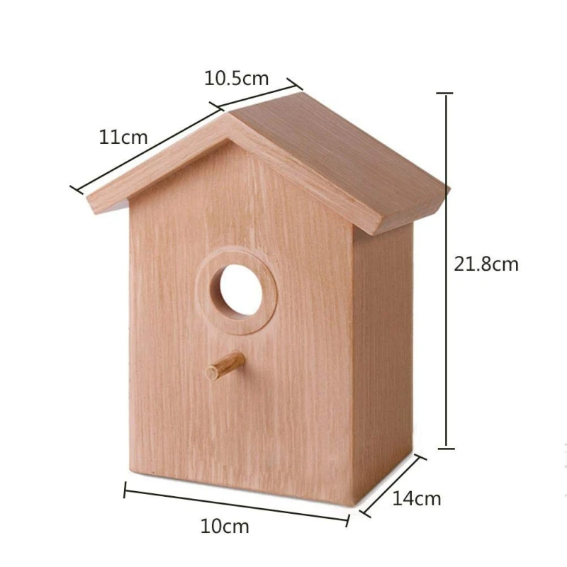 Bird House Strong Suction Cup For Outside See Through Plastic Birdhouse Outdoors Bird Nest For Garden Window