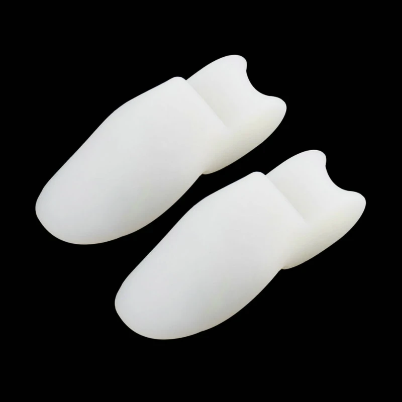 1Pair Silicone Gel Bunion Big Toe Separator Spreader Foot Pain Easer Hallux Valgus Correction Guard Cushion