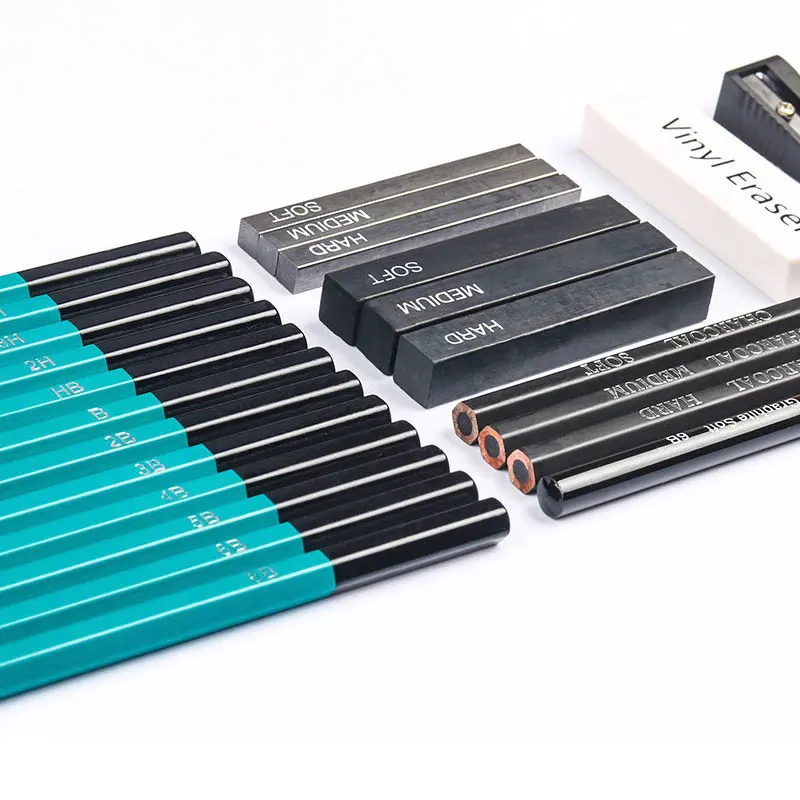 Pcs Sketch Pencil Set Professional  Kits Pencils Charcoal - 31 Pcs Sketch  Pencil Set - Aliexpress